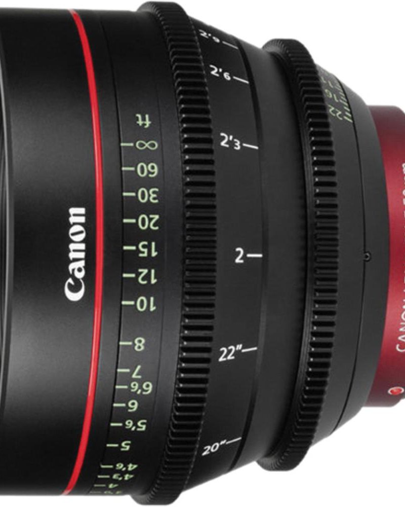 The Canon CN-E 50mm T1.3 cine lens