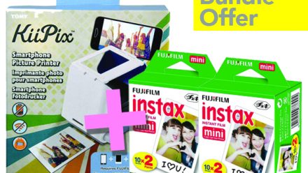 Read KiiPix Mobile Printer & 2x Fujifilm Instax Mini Twinpacks