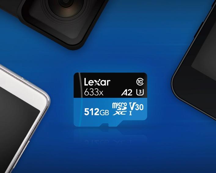 Lexar microSD card