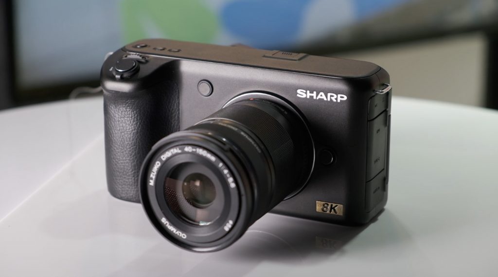 Sharp 8K camera