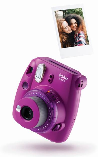 instax Mini 9 Clear Camera, Purple