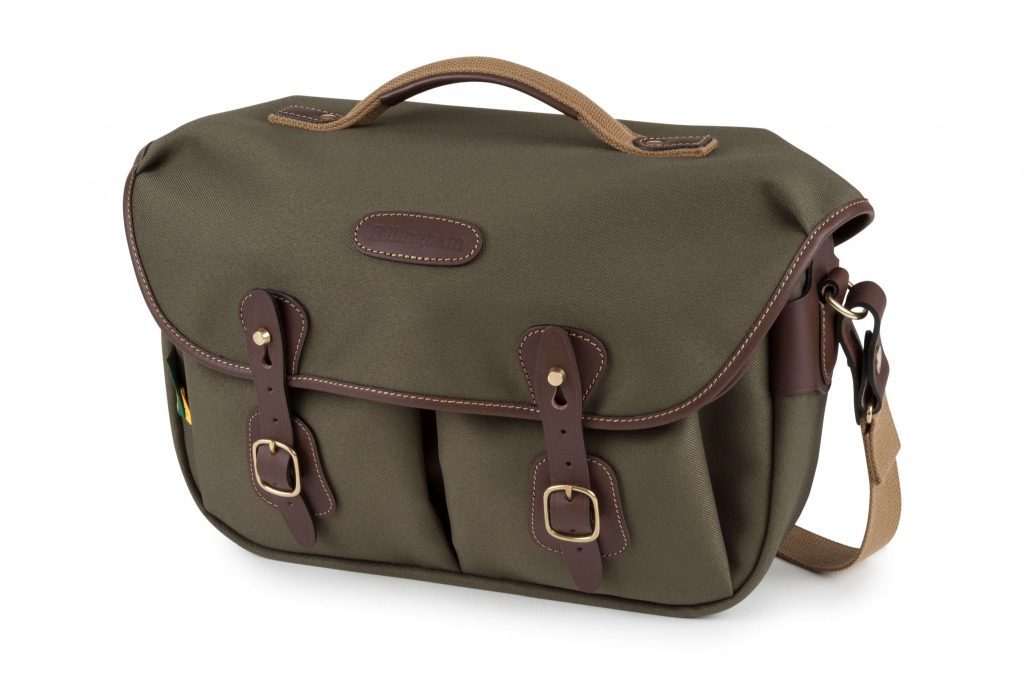 Billingham Hadley Pro 2020 FRONT - Sage FibreNyte_Chocolate Leather