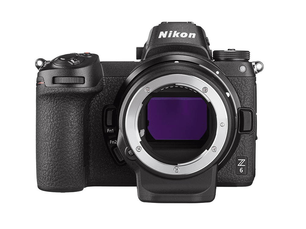 Nikon Z 6 with adapter