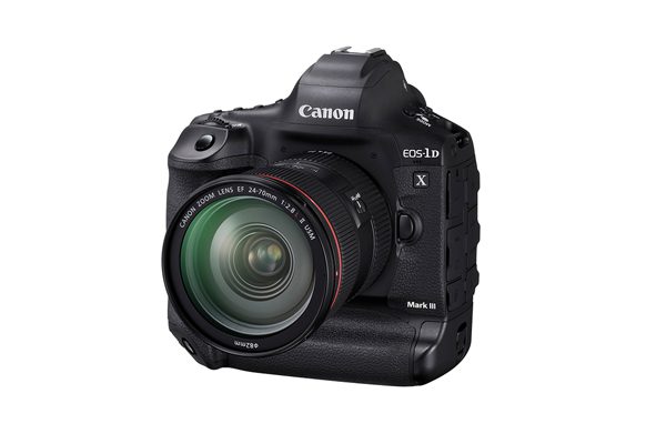 EOS-1D X Mark III front slant