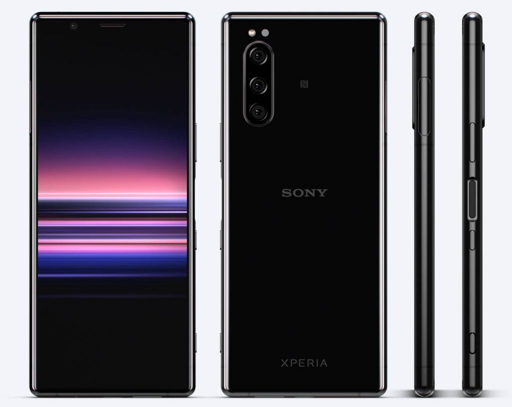 Xperia 5 front back