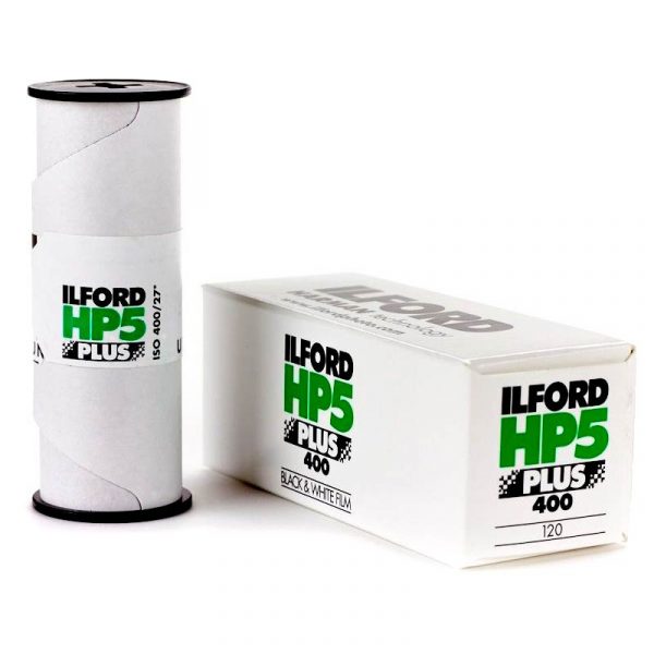 Ilford HP5 Plus Film 120 B&W ISO 400 pack shot 3