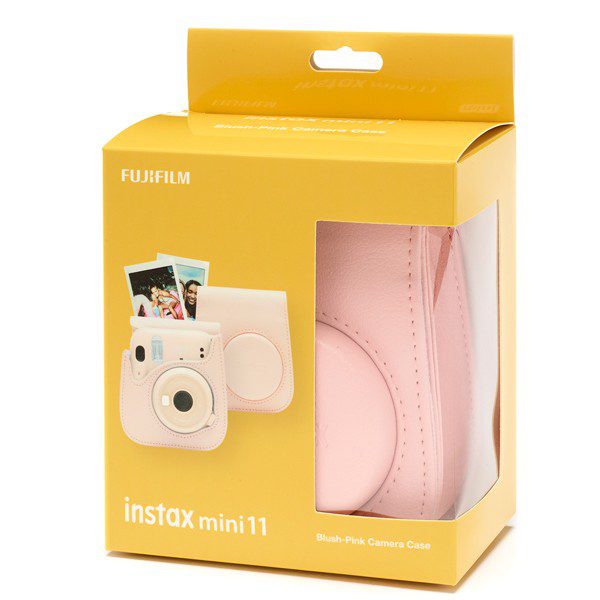 Fujifilm instax Mini 11 Case in Blush Pink box