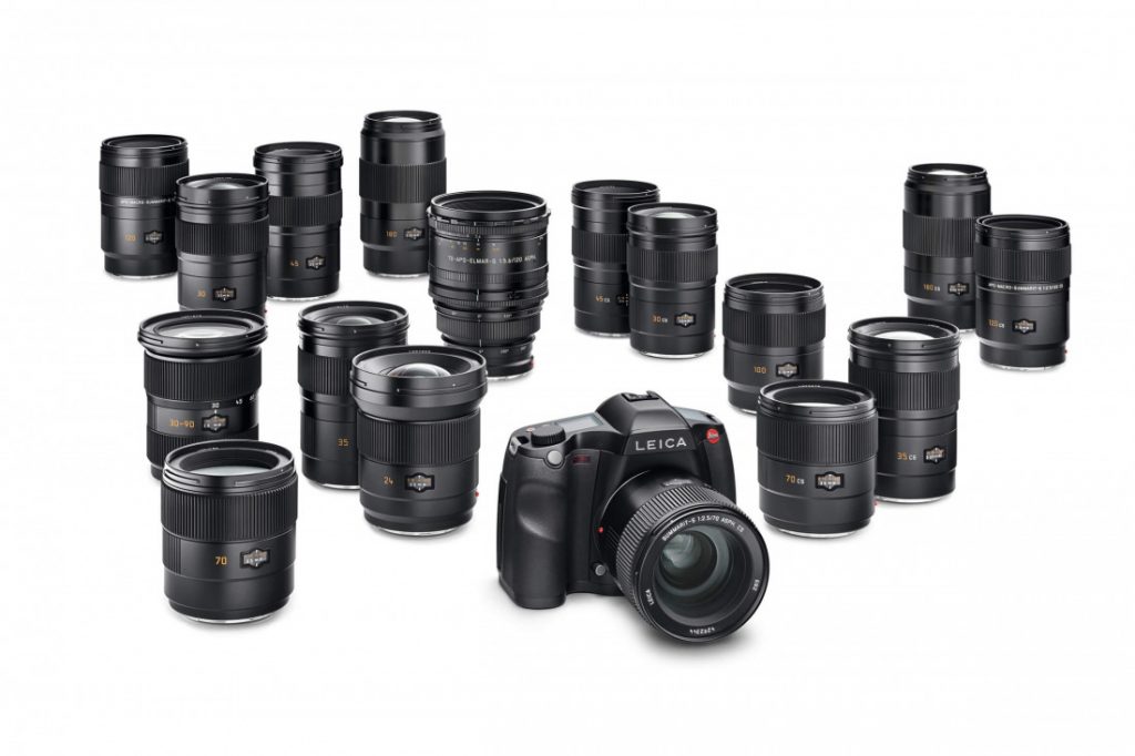 Leica S3 with lens range