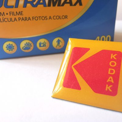 Kodak pin badge scale