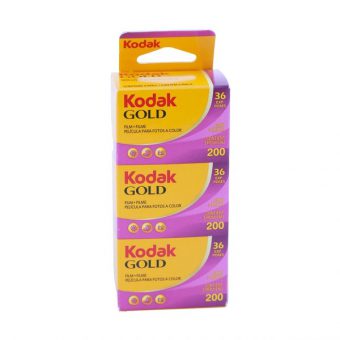 PhotoBite - Kodak GOLD 200 35mm Colour Film Triple Pack – 36 exp