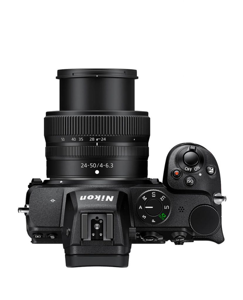 Nikon Z 5 24-50mm overhead extended