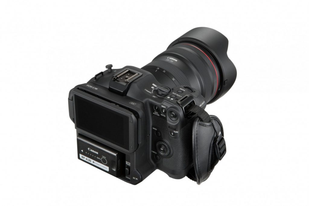 Canon EOS C70 top angle