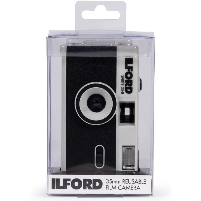 Ilford Sprite 35II Reusable Camera in Black & Silver PhotoBite