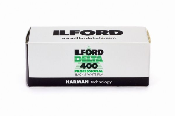 Ilford Delta 400 120 Black & White Film-box-1