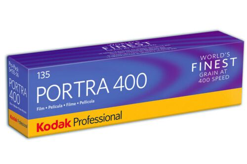 Kodak Portra 400 Professional Film 35mm 5 Pack box
