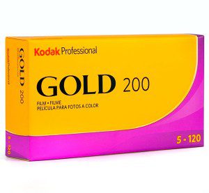 Kodak Gold 120 Film box