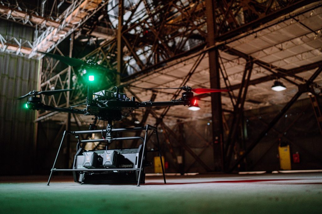Litepanels Gemini 2x1 Hard drone