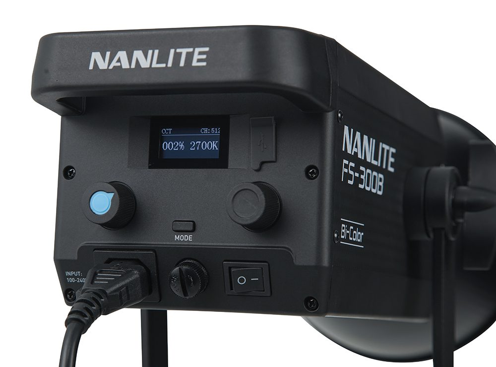 Nanlite FS-300B controls