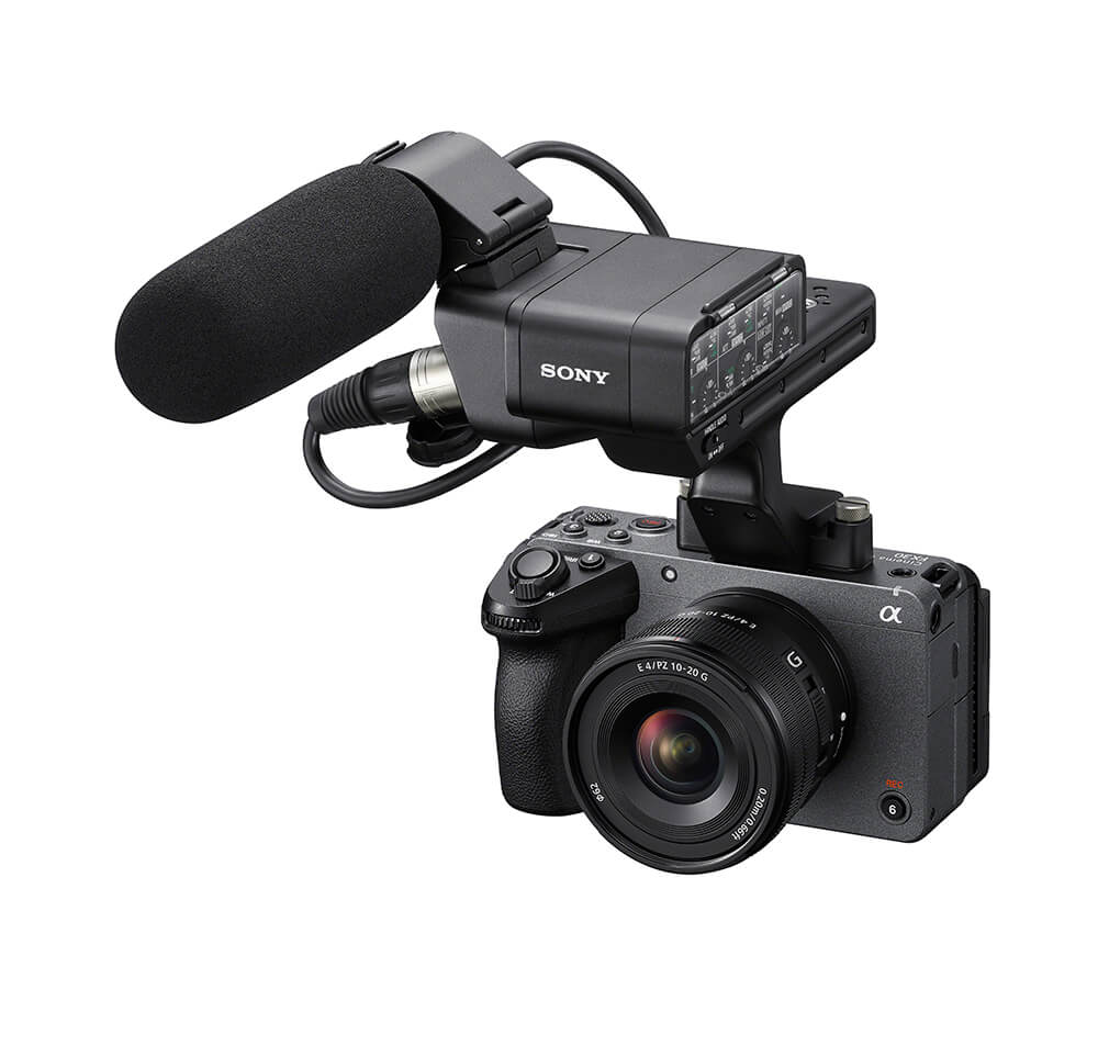 Sony FX30 with audio interface